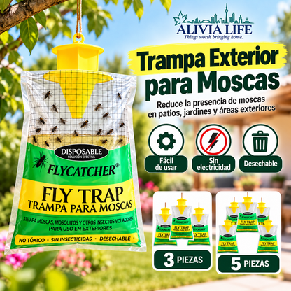 Trampa Exterior para Moscas | Packs 3 y 5