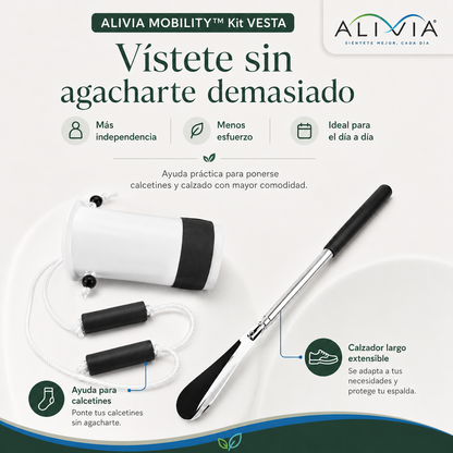 ALIVIA MOBILITY™ SLIP-EASY Deslizador de medias sin esfuerzo