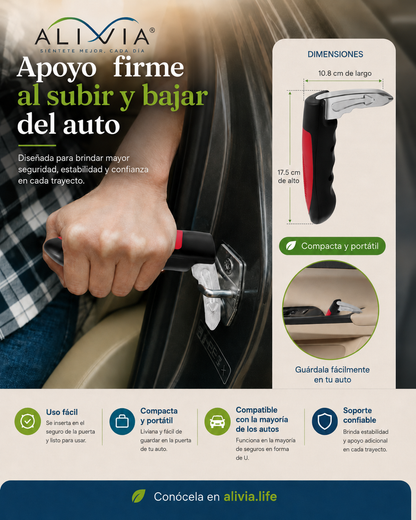 ALIVIA MOBILITY™ Manija de Apoyo para Auto
