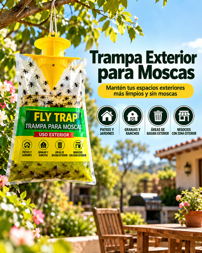 Trampa Exterior para Moscas | Packs 3 y 5